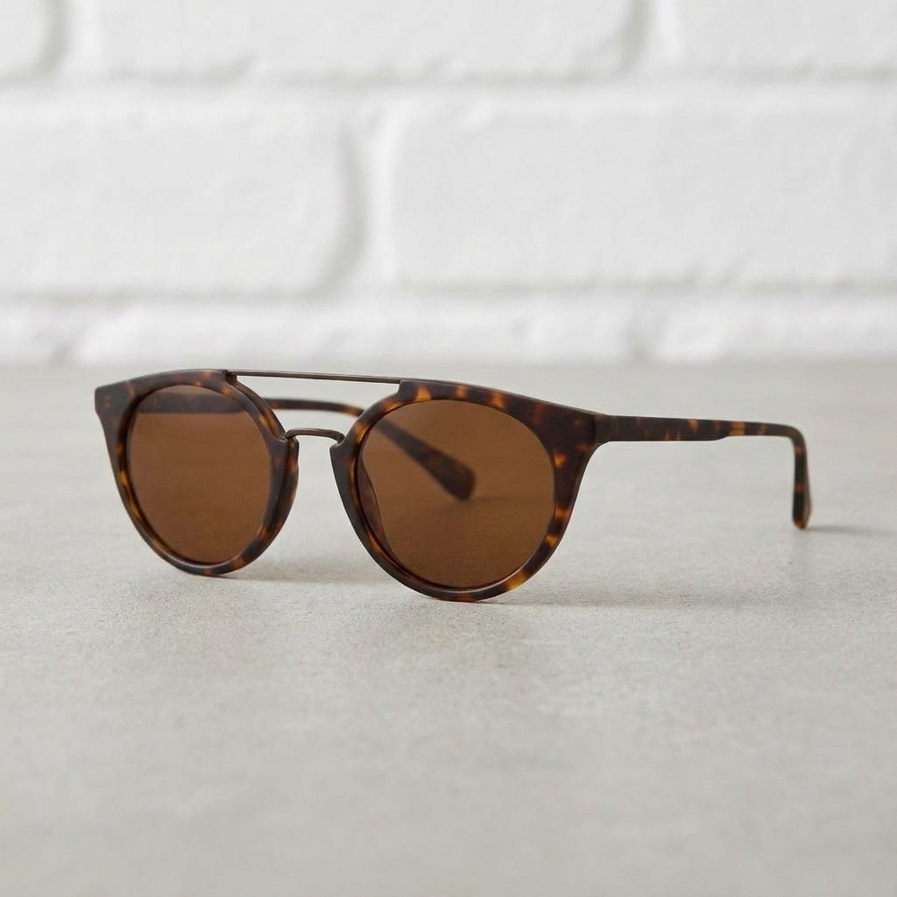 NEW VUARNET unisex cable car sunglasses in pure brown